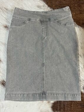 Women's Gray Denim skirt
 "Main Street exchange" size 4